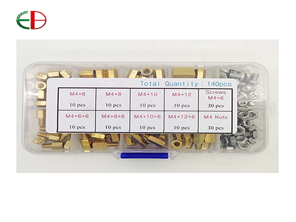 120pcs 180pcs 360pcs M2.5单通双通六角铜柱配螺丝螺母 螺丝组合套装盒装