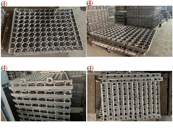 耐高温料盘厂家-耐高温耐热钢料盘-箱式炉热处理工装料盘