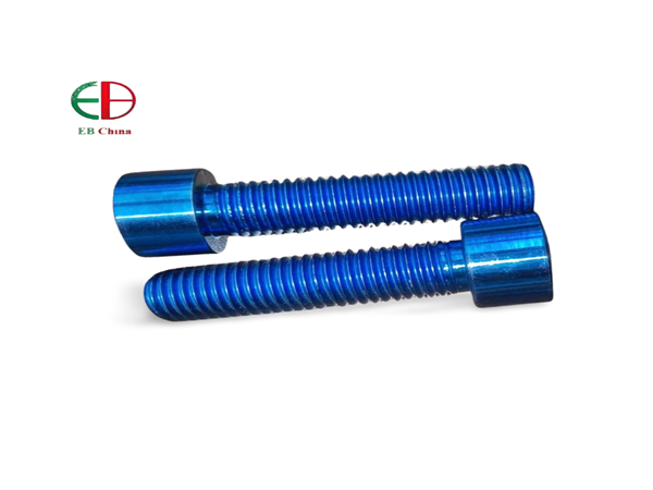 钛合金TC4圆柱头内六角阳极氧化处理钛螺栓自行车汽车用