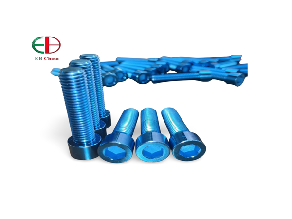 钛合金螺栓PVD镀膜高强度圆柱头杯头内六角螺丝螺钉耐磨